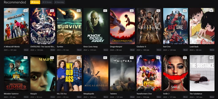 banner movies 2025 on PopcornFlix